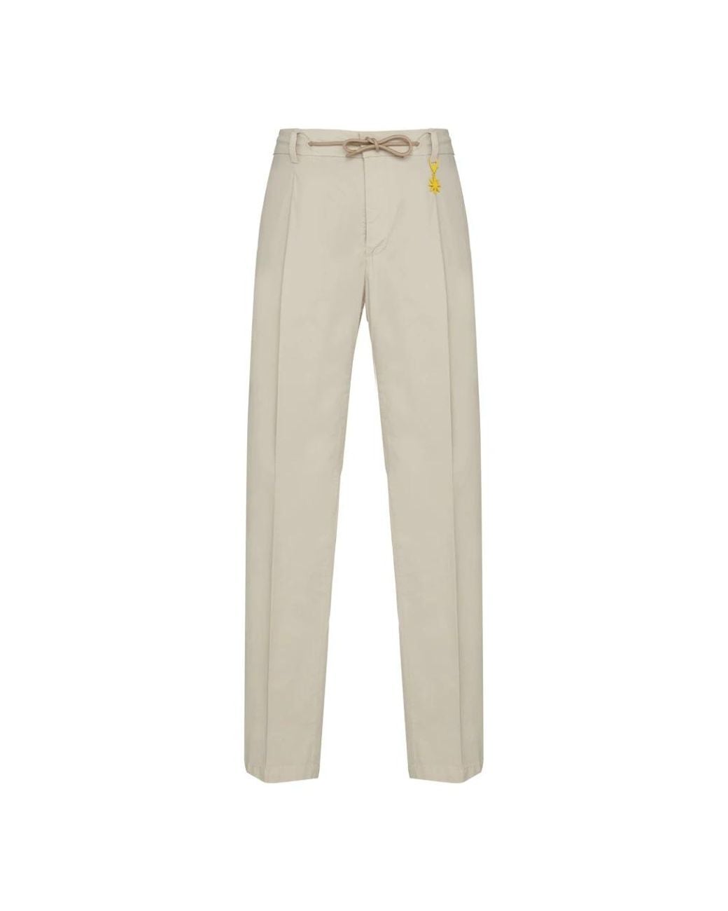 Manuel Ritz Natural Slim-Fit Trousers for men