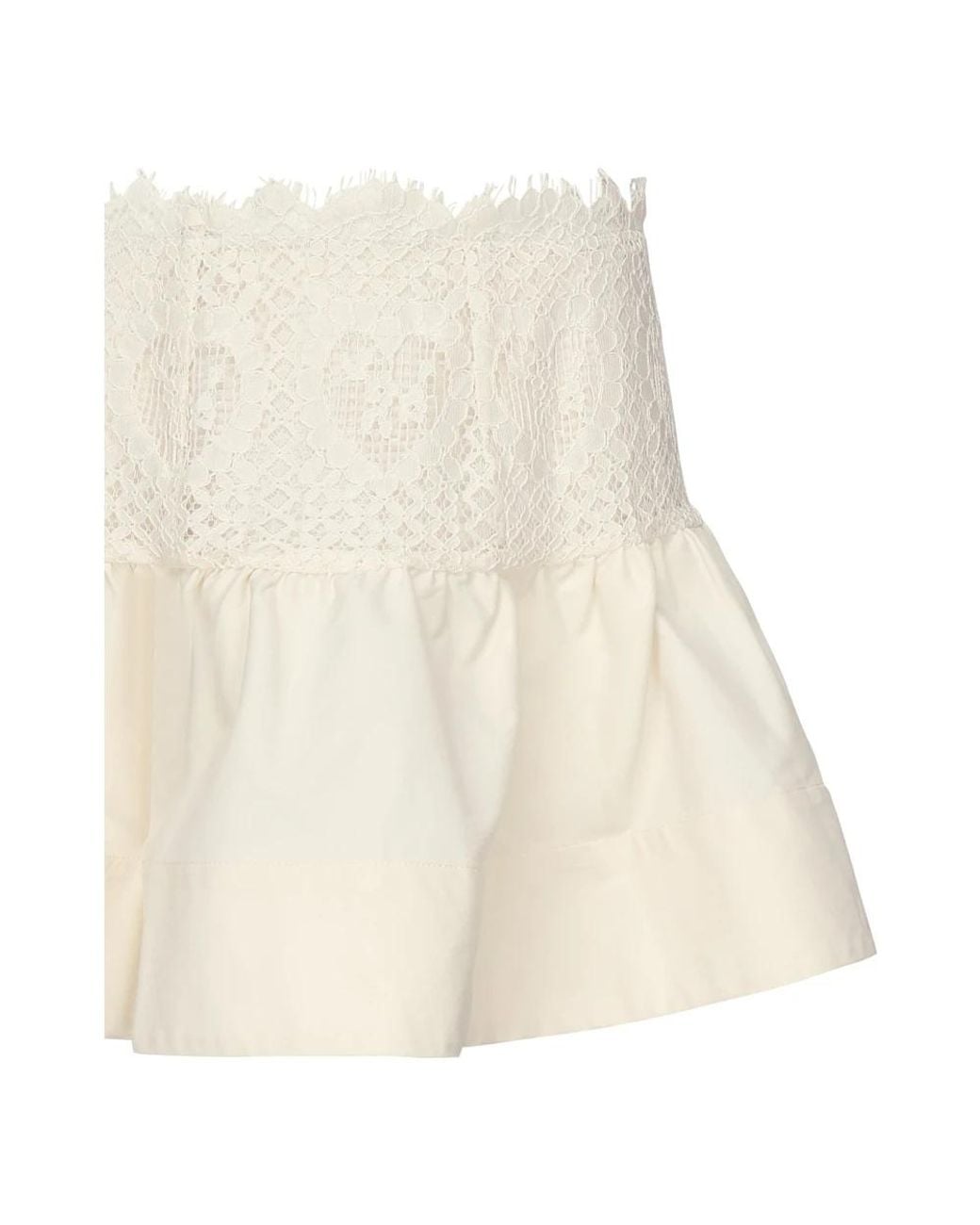 For Love & Lemons Natural Short Skirts