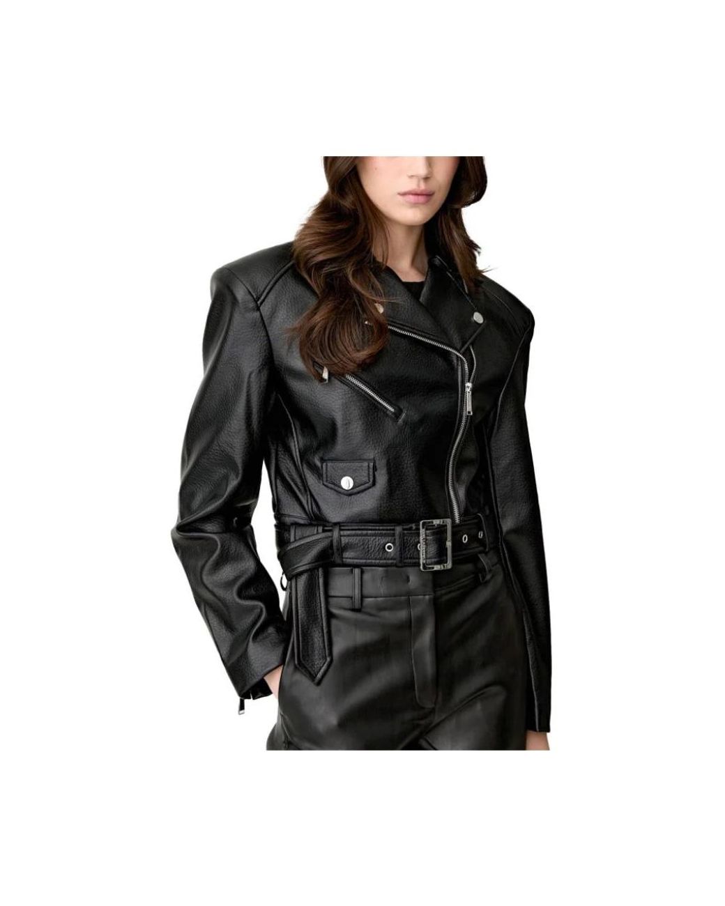 Karl Lagerfeld Black Leather Jackets