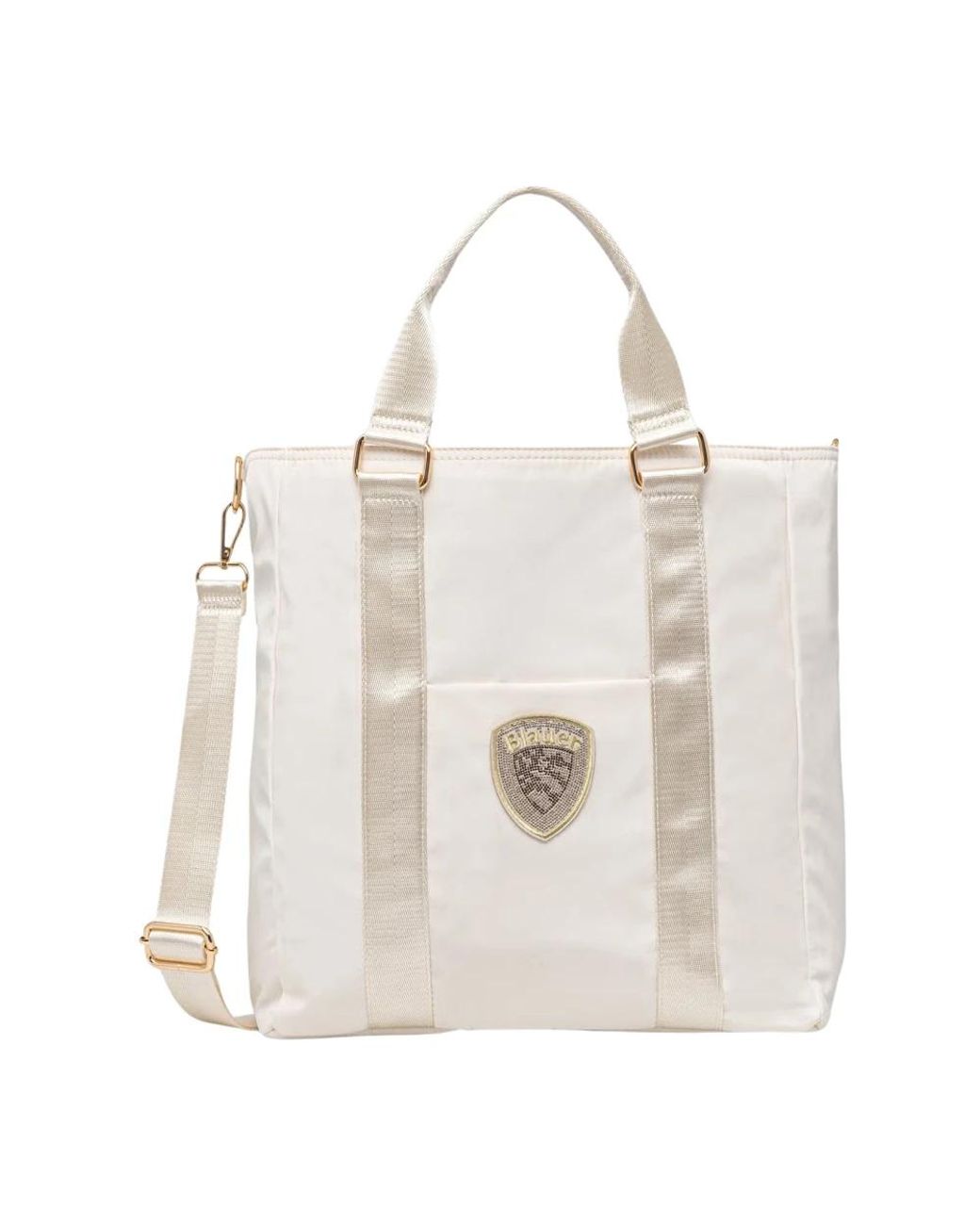 Blauer White Silva01 Einkaufstasche