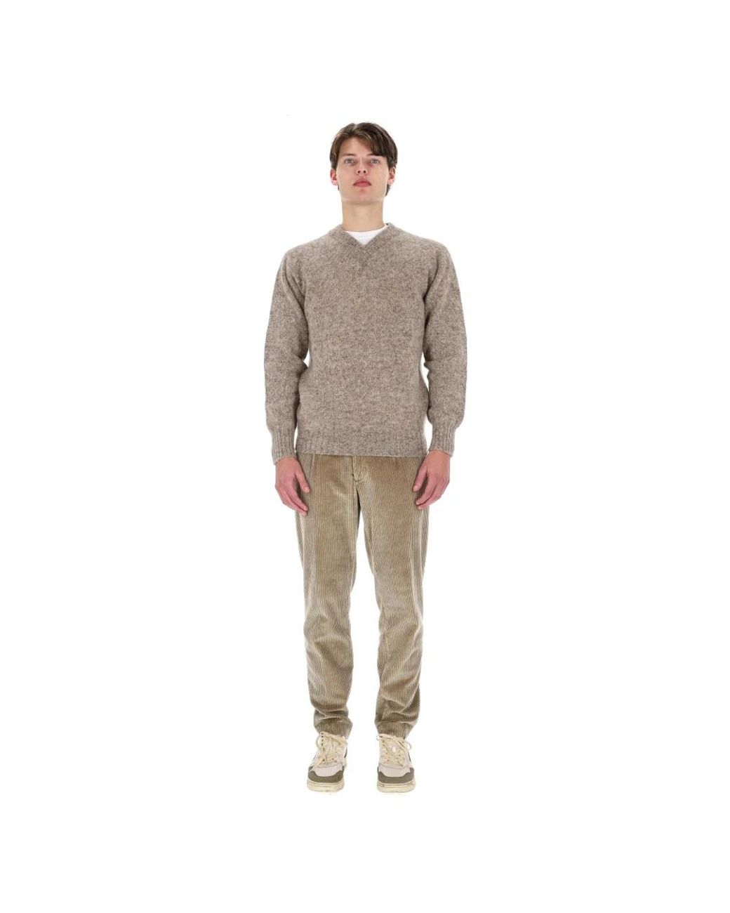 Howlin' By Morrison Brown V-Neck Knitwear for men