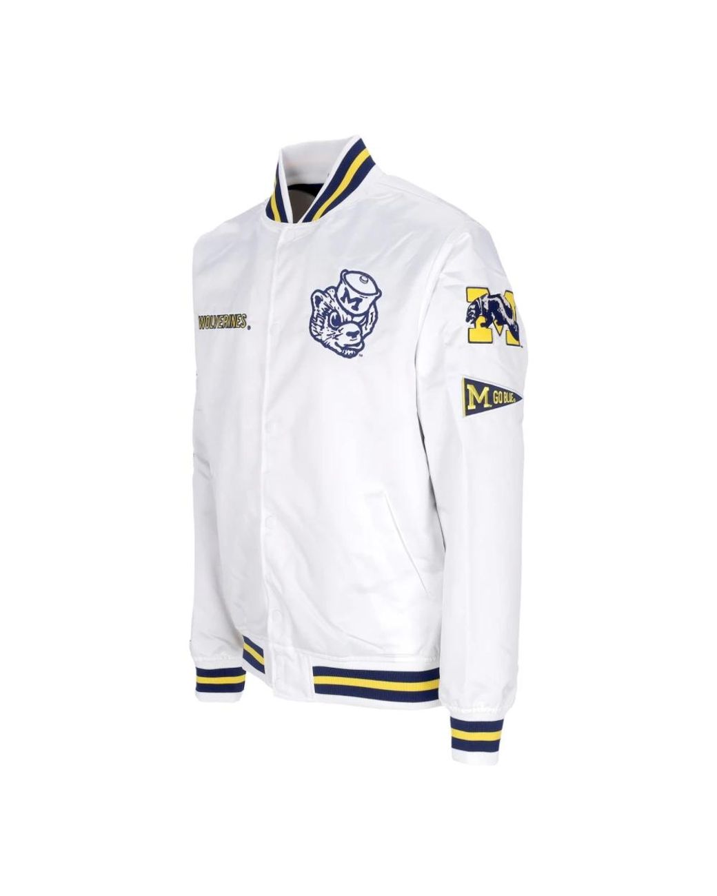 Mitchell & Ness White Bomber Jackets for men