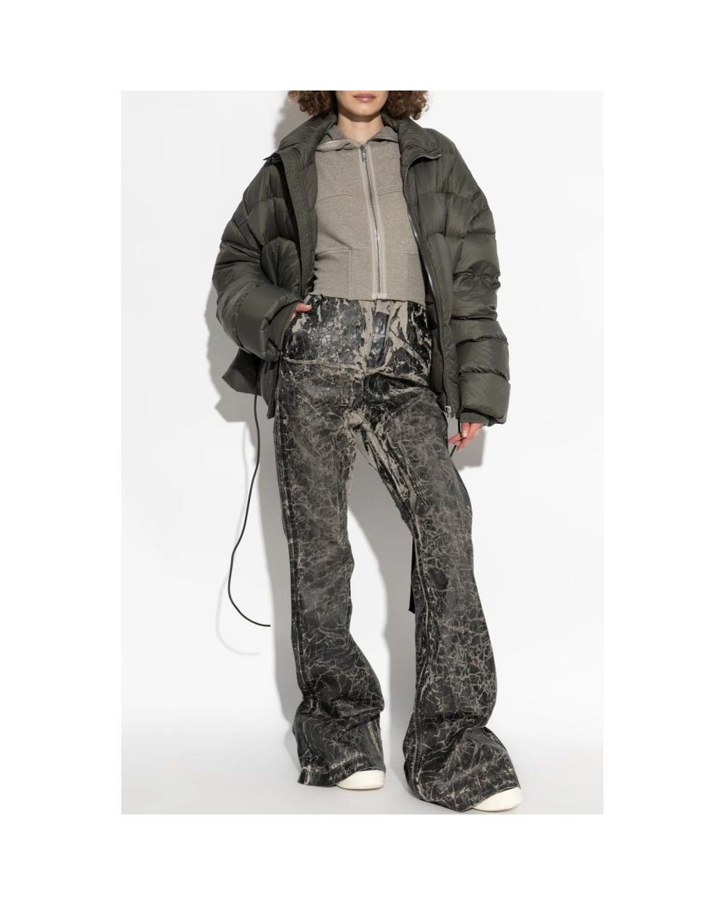 Wide Trousers Rick Owens de color Gray