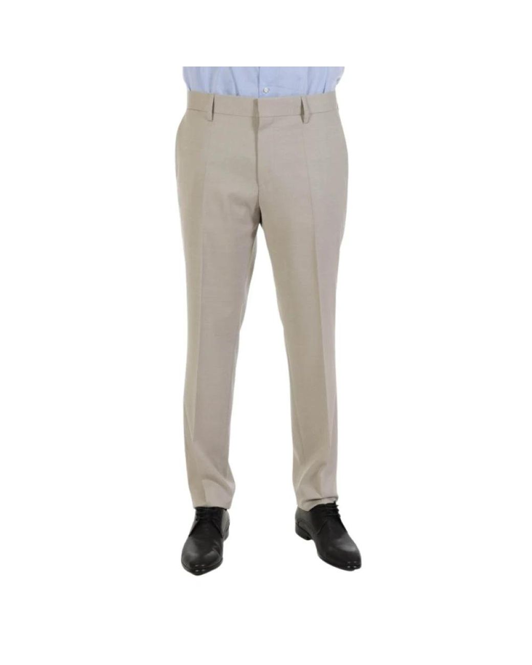 Boss Gray Suit Trousers for men