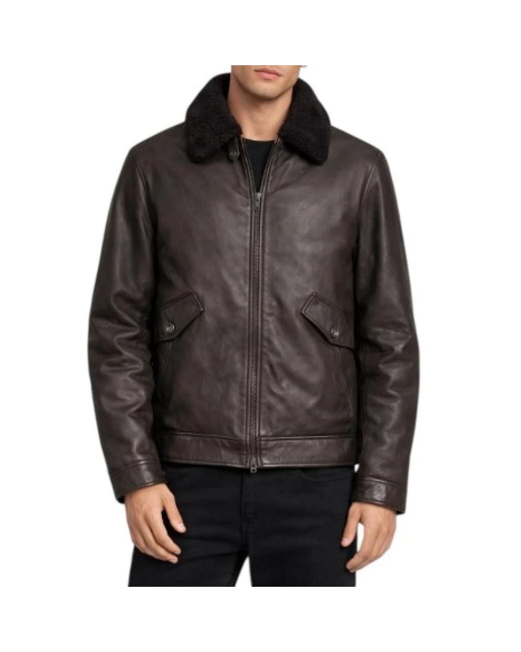 The Jack Leathers Black Leather Jackets for men