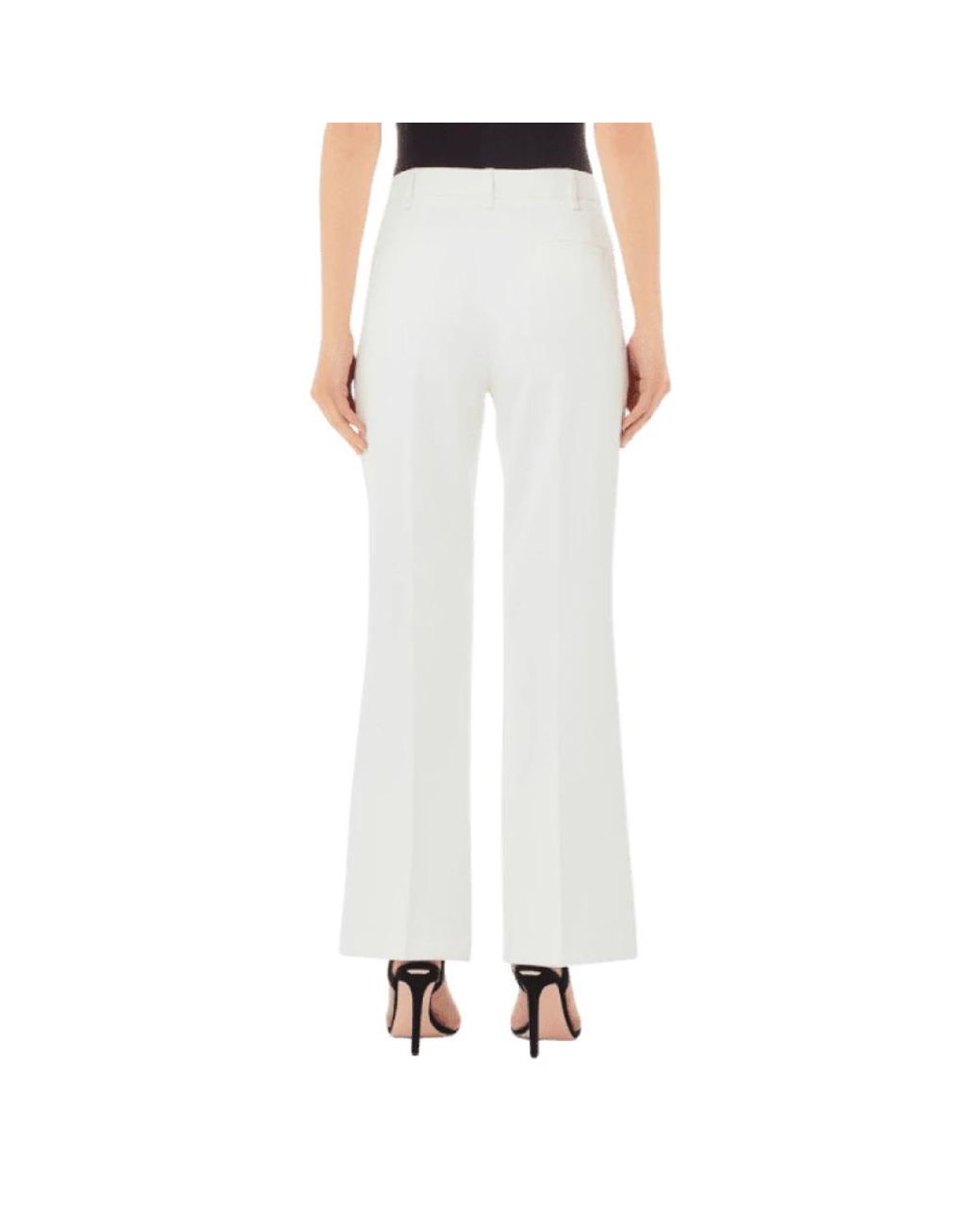 Liu Jo White Wide Trousers