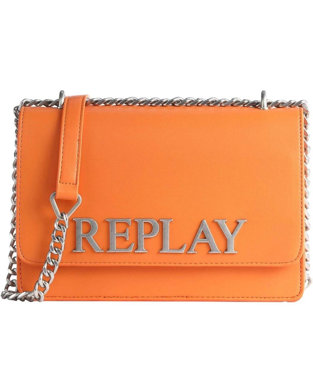 Replay Orange Cross Body Bags