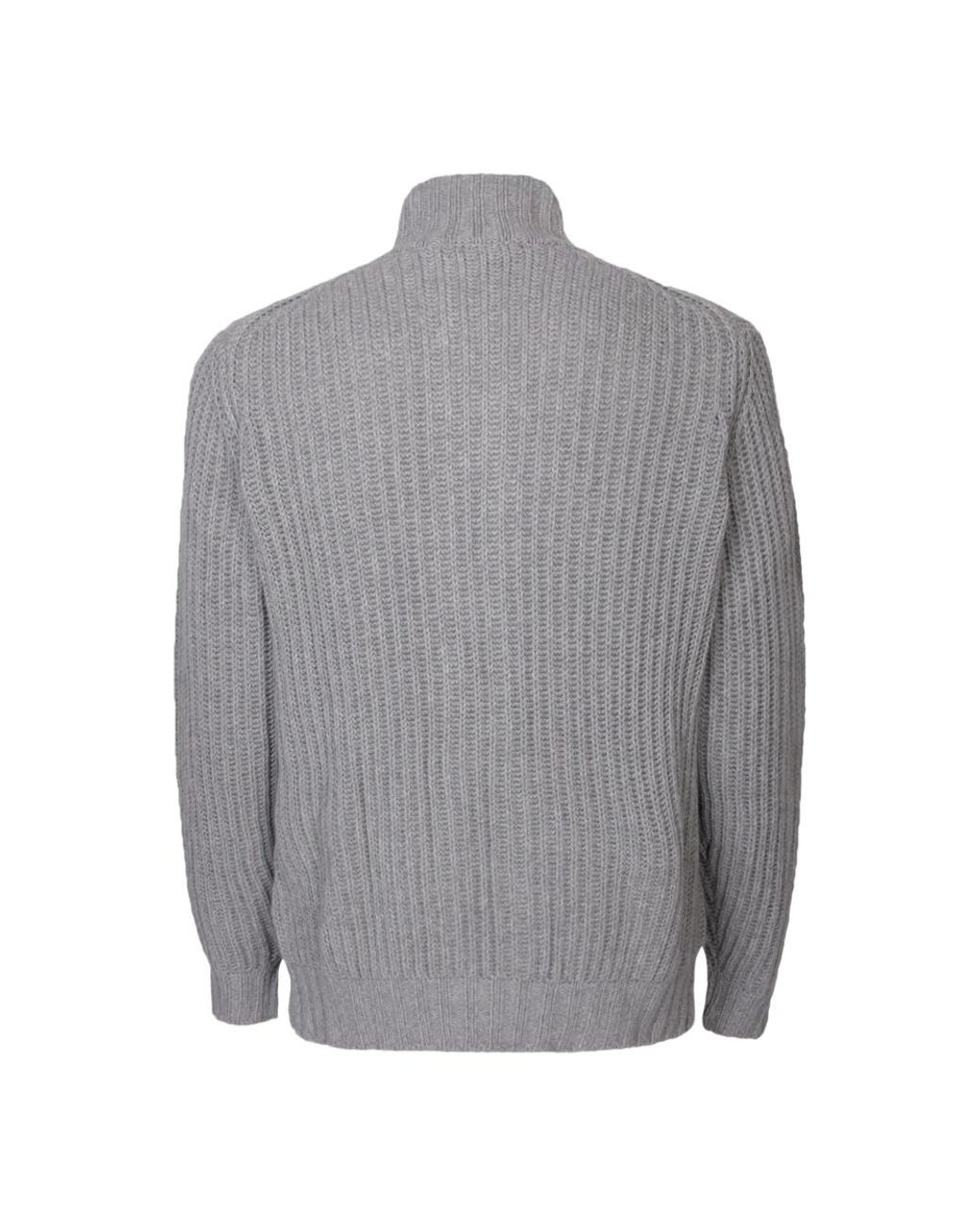 Dell'Oglio Gray Cardigans for men