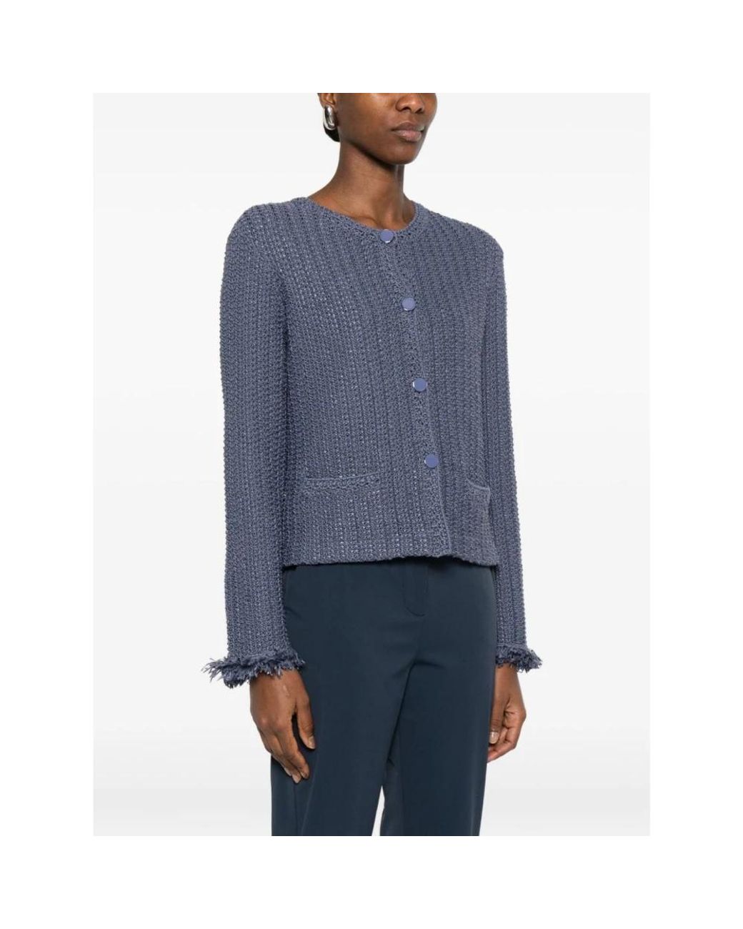 Emporio Armani Blue Cardigans