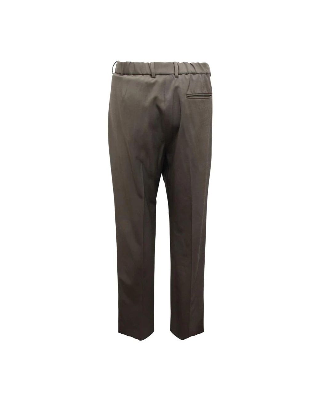 Armani Gray Slim-Fit Trousers for men