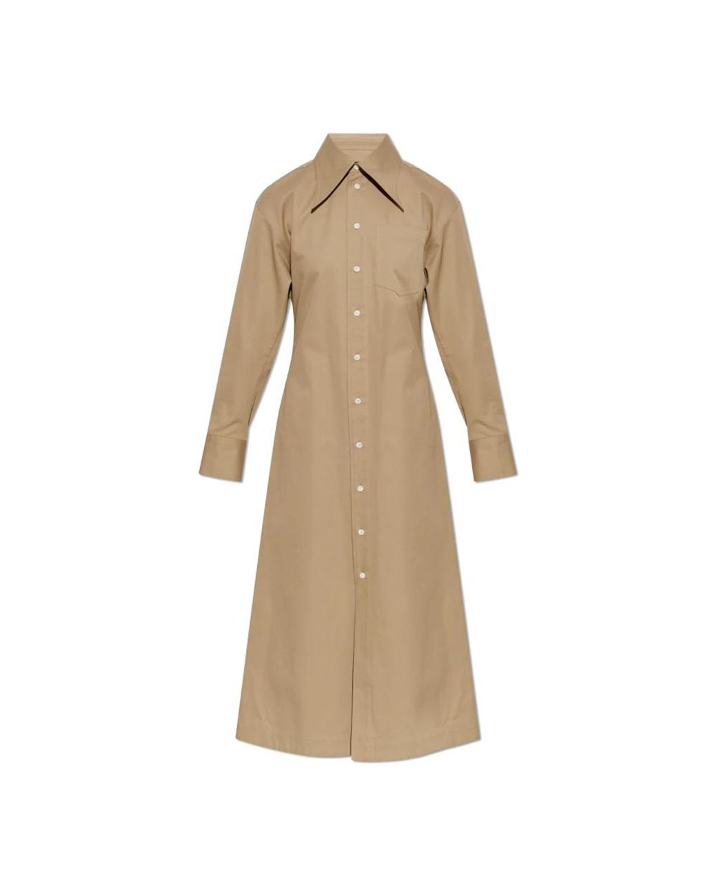 AMI Natural Shirt Dresses