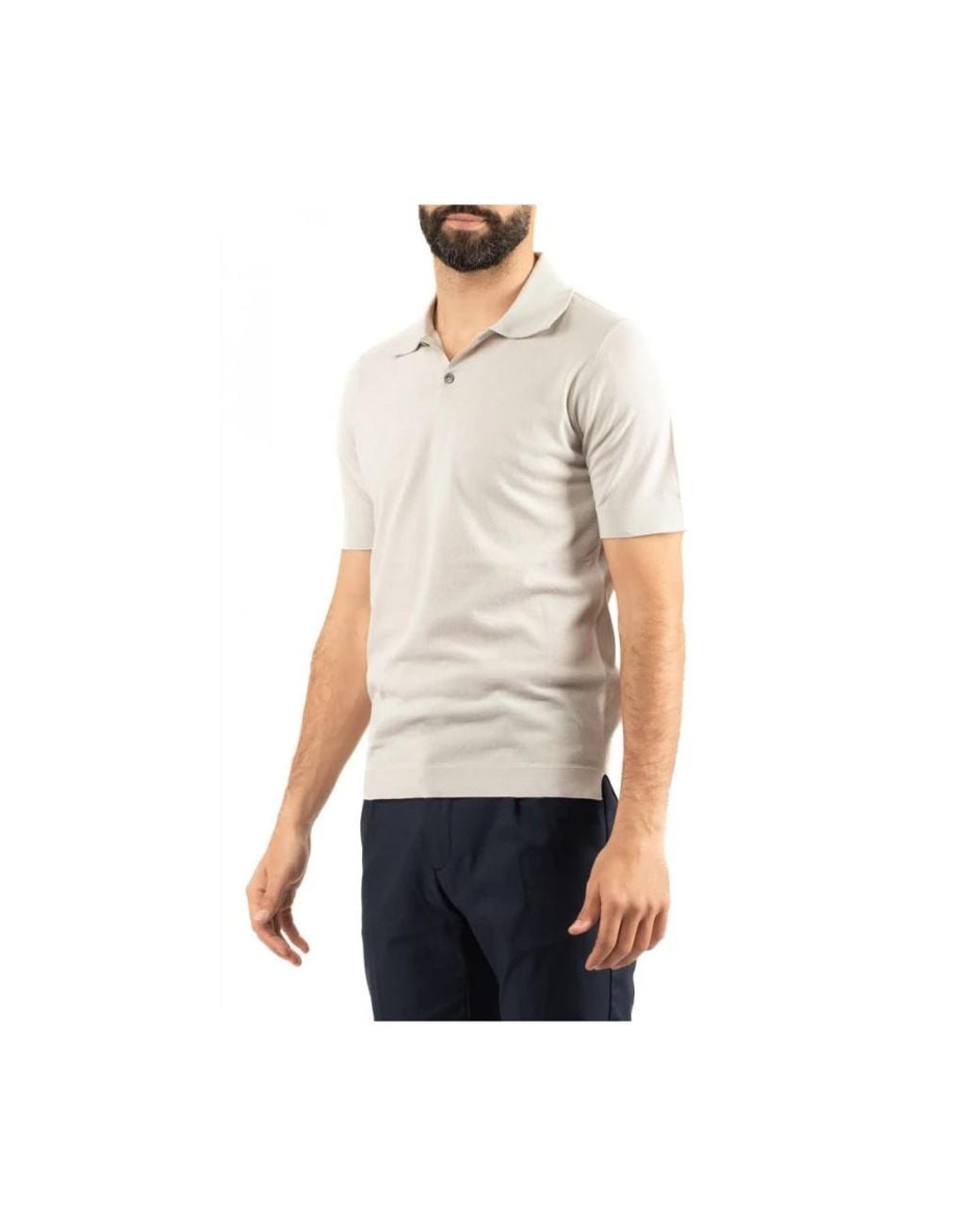 Alpha Industries White Polo Shirts for men
