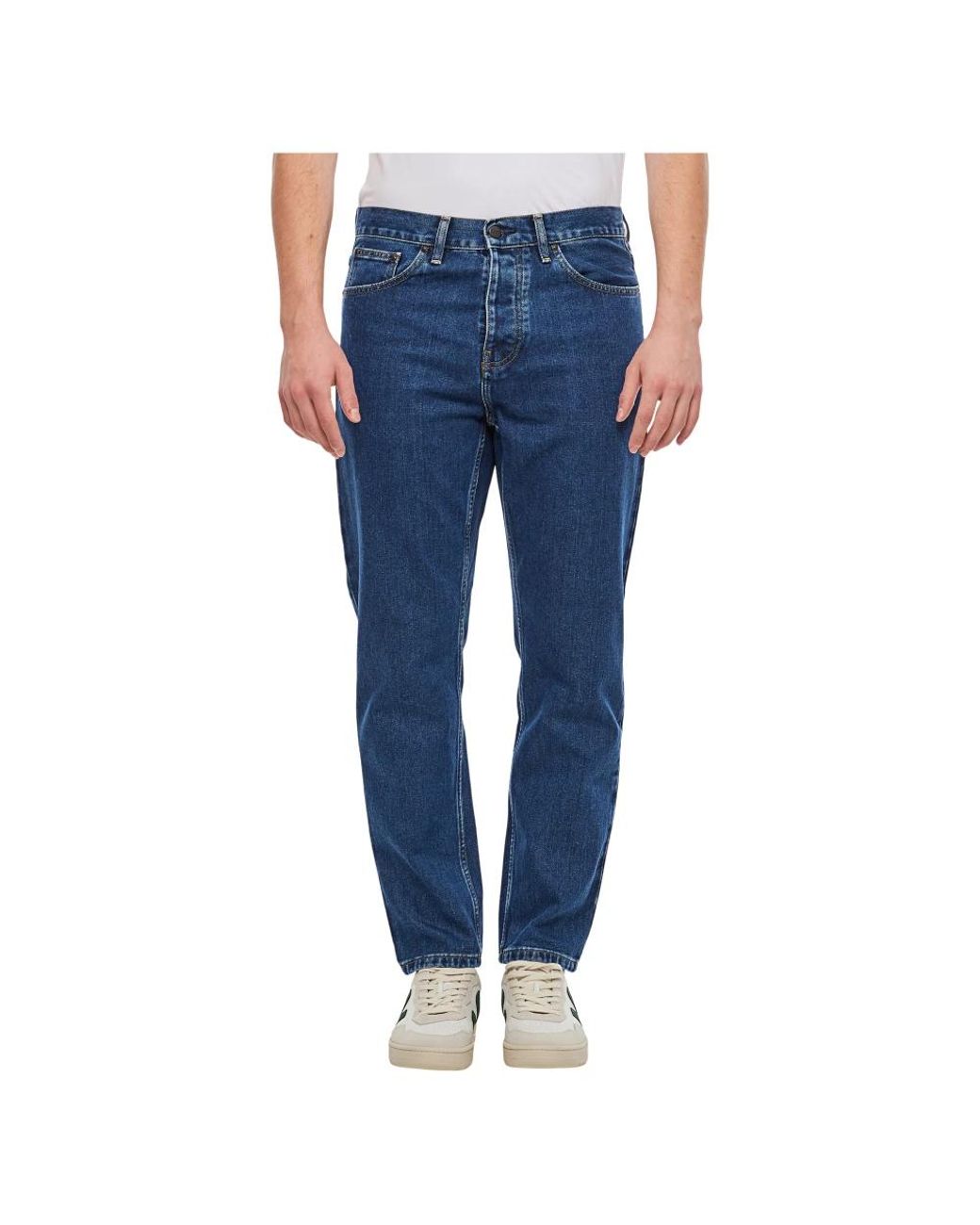 Carhartt Blue Slim Fit Jeans for men