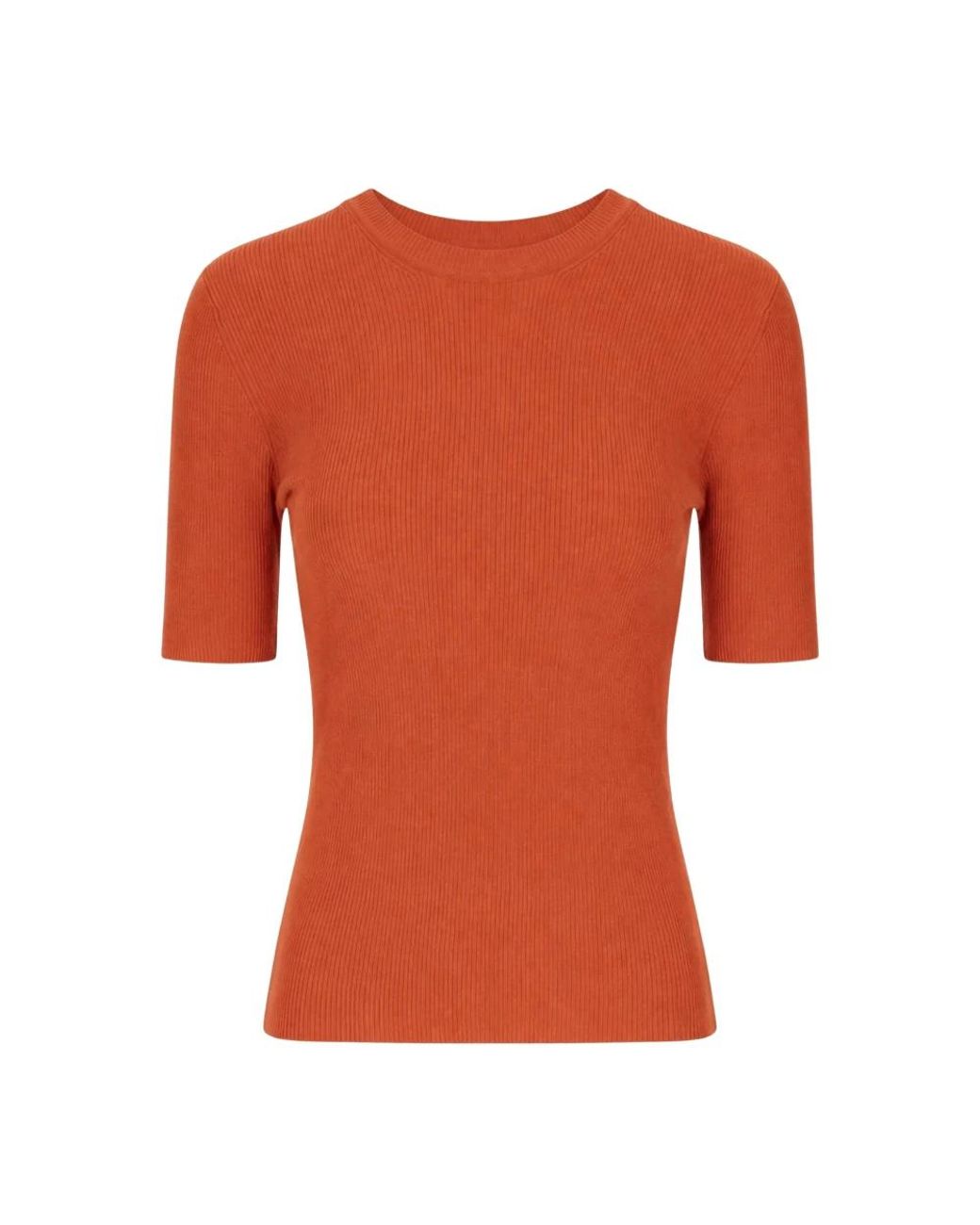 P.A.R.O.S.H. Orange Round-Neck Knitwear