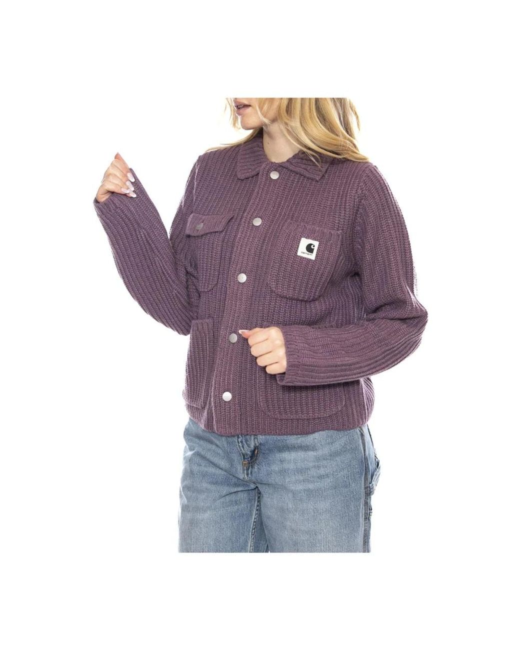 Cardigans Carhartt de color Purple
