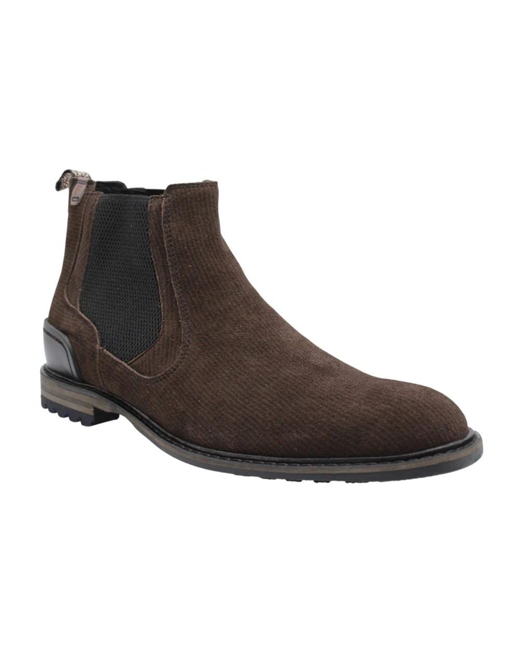Floris Van Bommel Brown Chelsea Boots for men