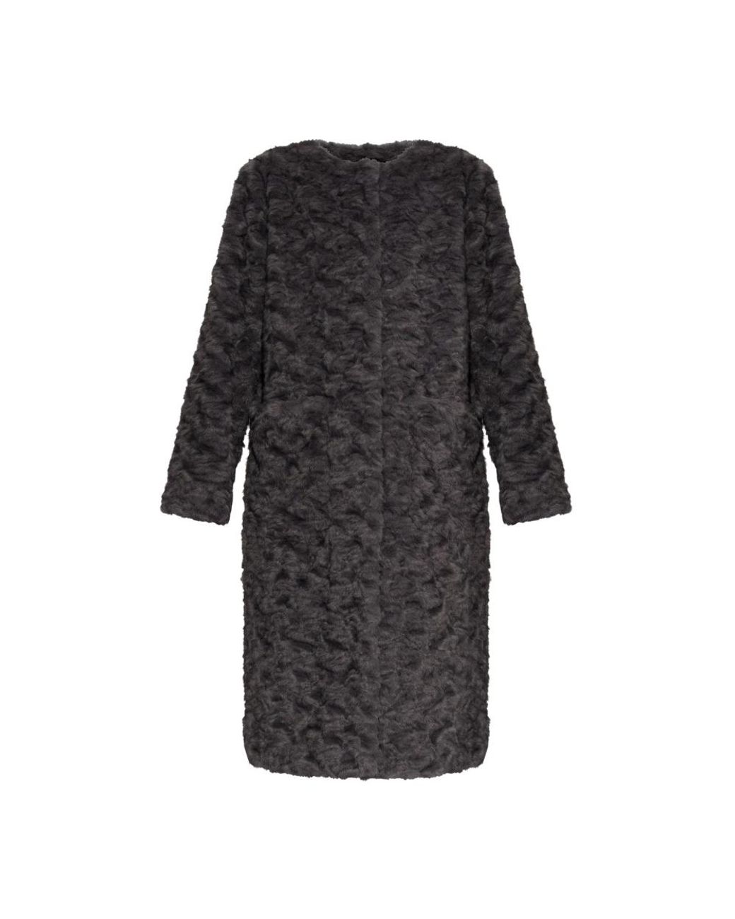 Munthe Jassen ,Grijs ,Polyester Vaina Jas in het Black