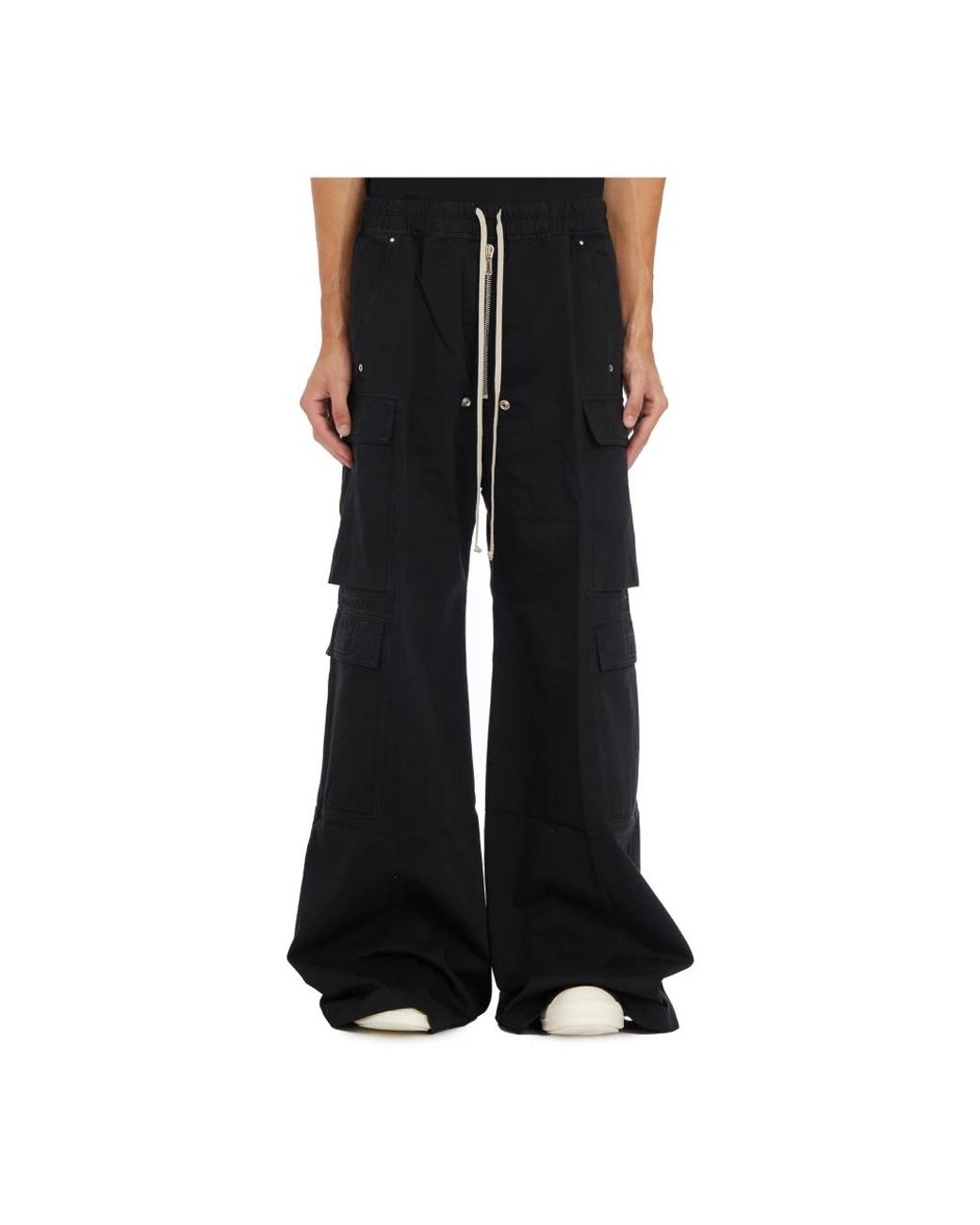 Rick Owens Black Wide Trousers