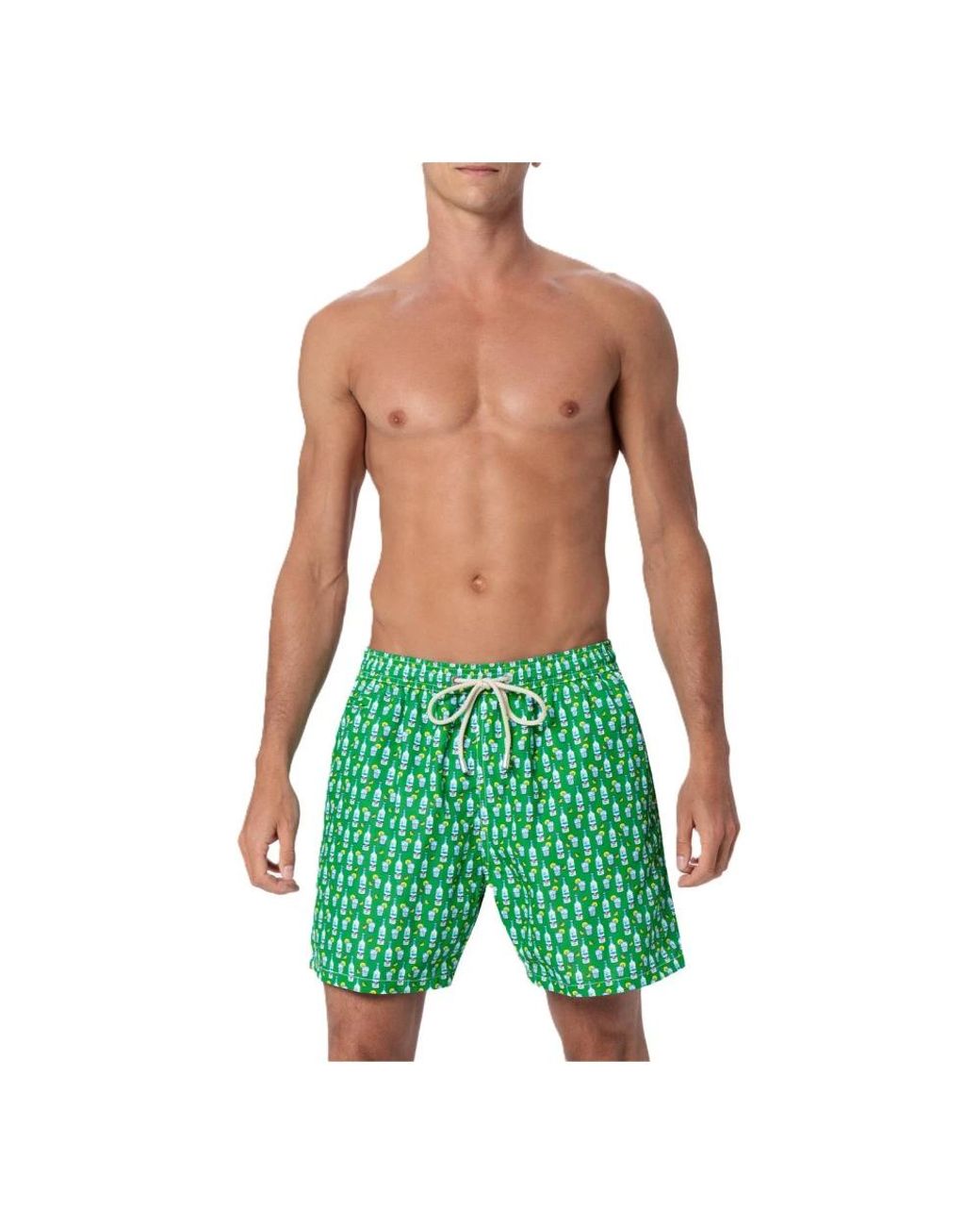 Mc2 Saint Barth Green Beachwear for men