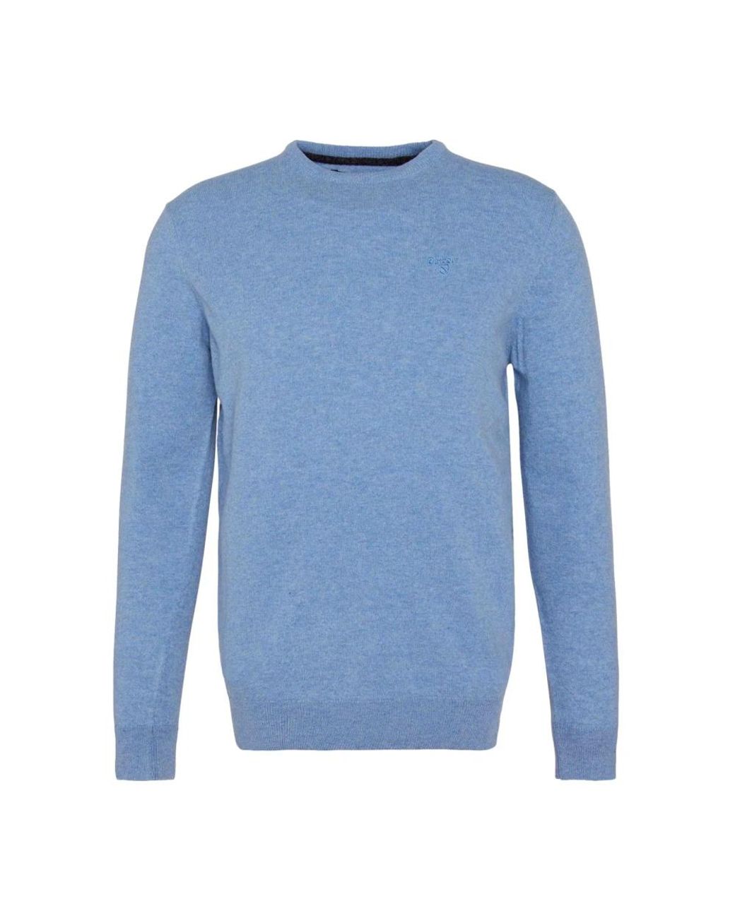 Barbour Blue Round-Neck Knitwear for men