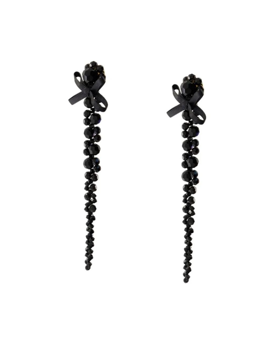 Earrings Simone Rocha de color Black