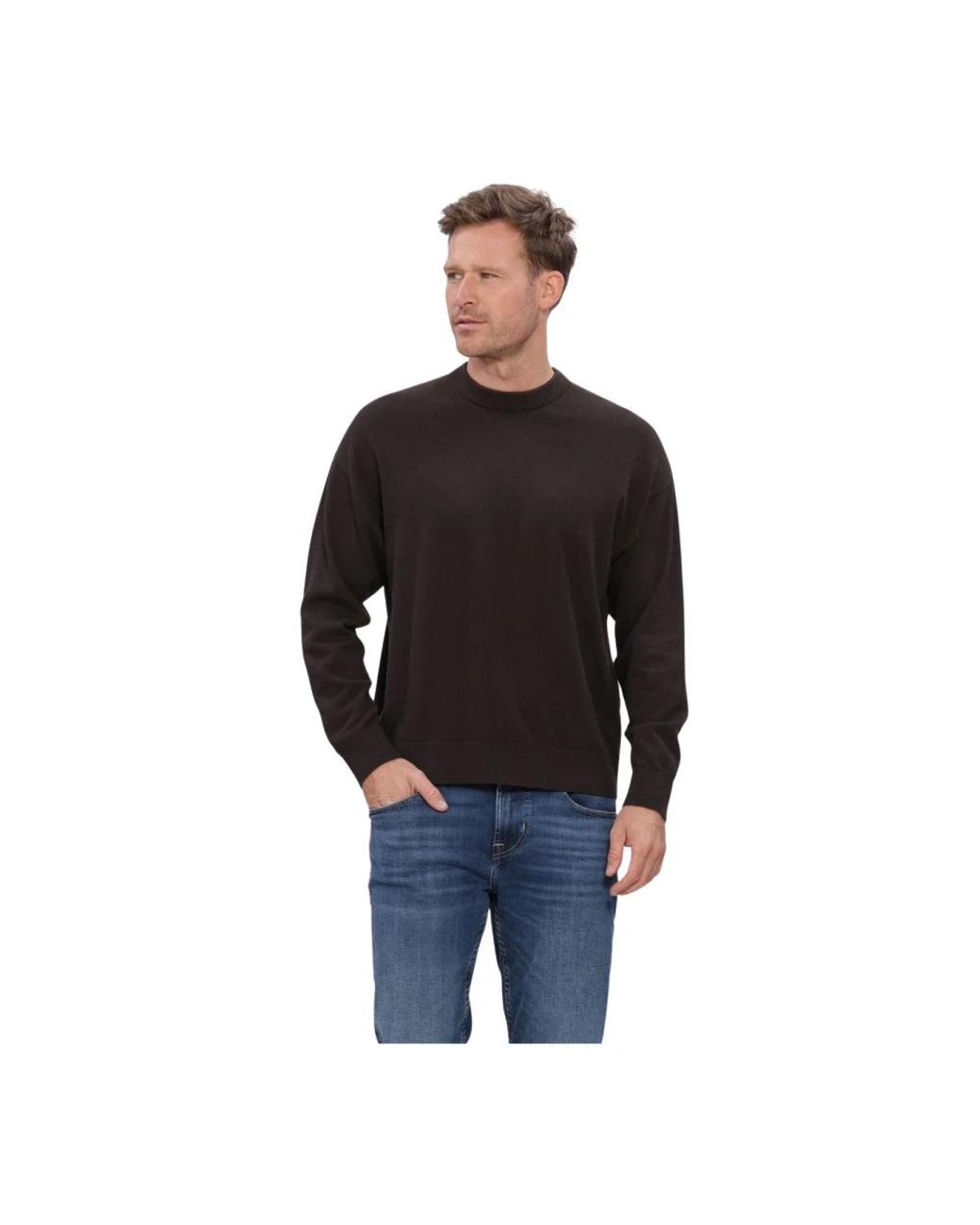Drykorn Irmino Sweater in het Black voor heren