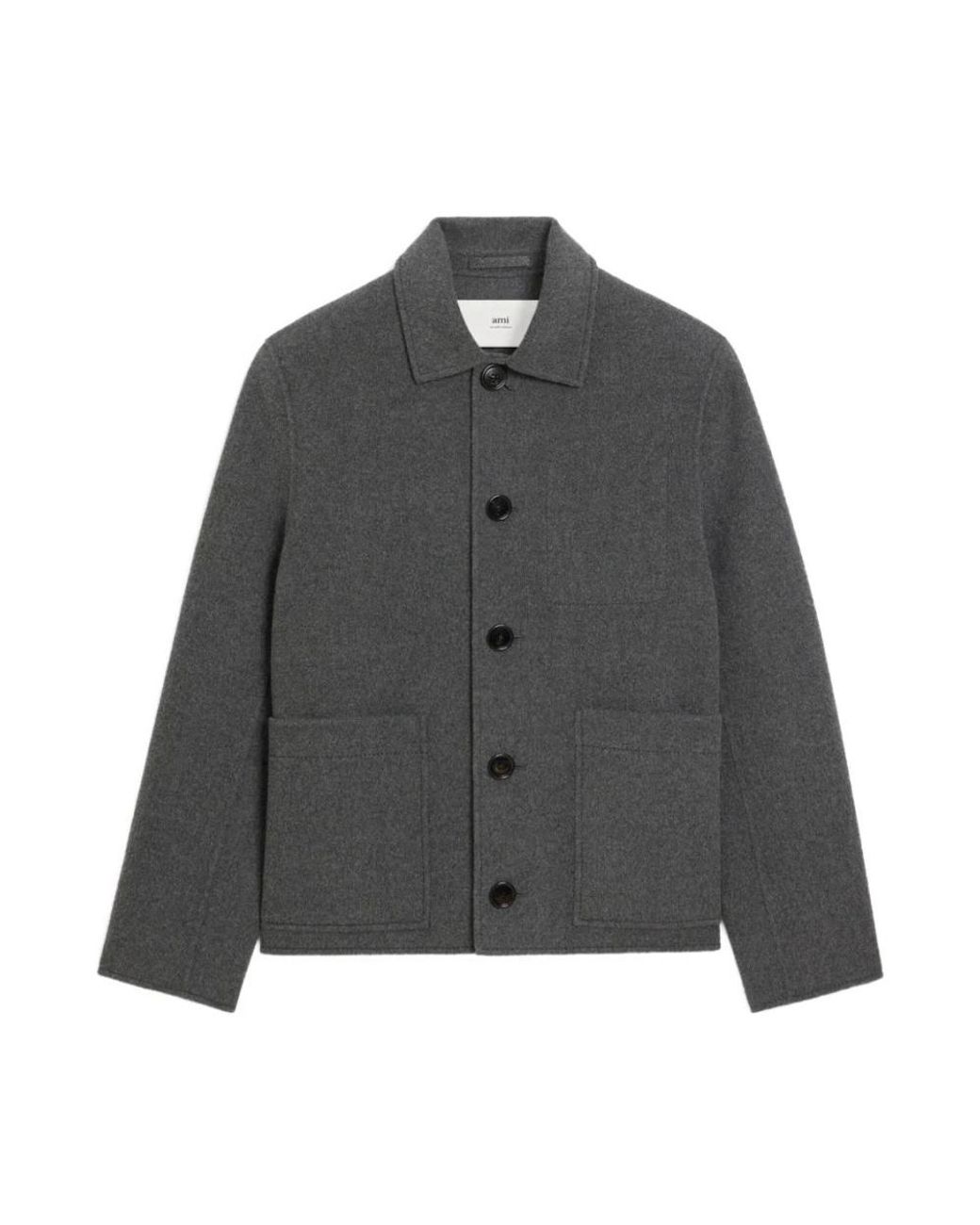 AMI Gray Light Jackets for men