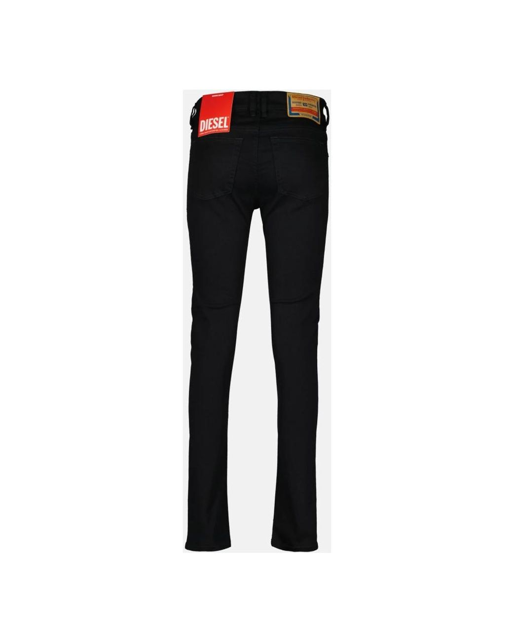 DIESEL Black Slim-Fit Jeans for men