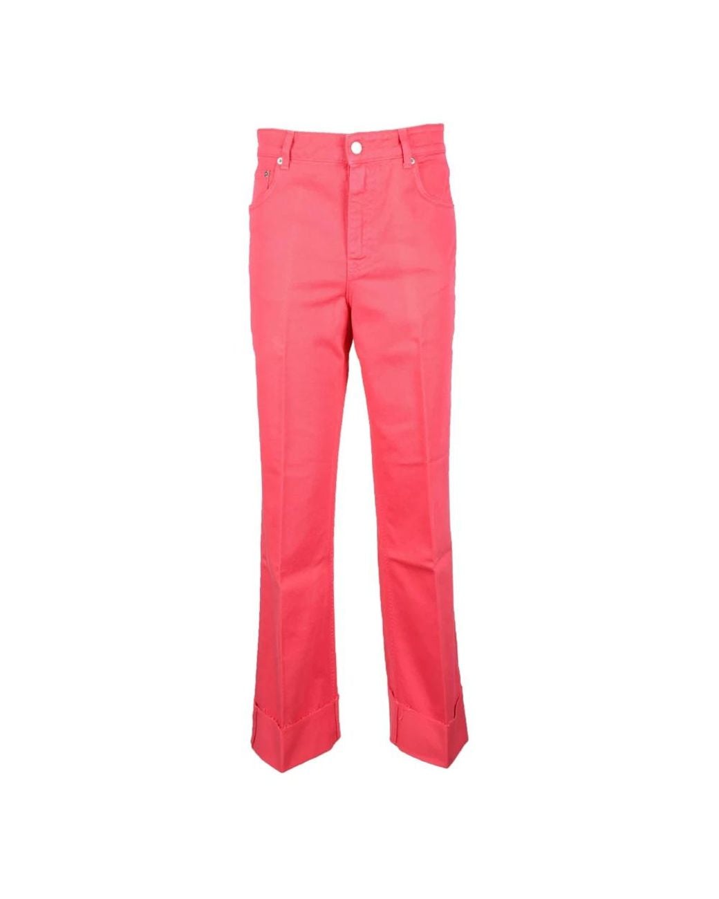 Department 5 Red Boot-Cut Jeans
