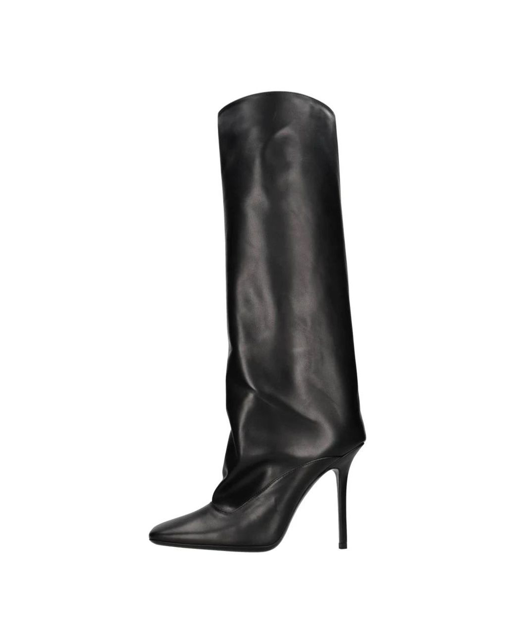 The Attico Black Heeled Boots