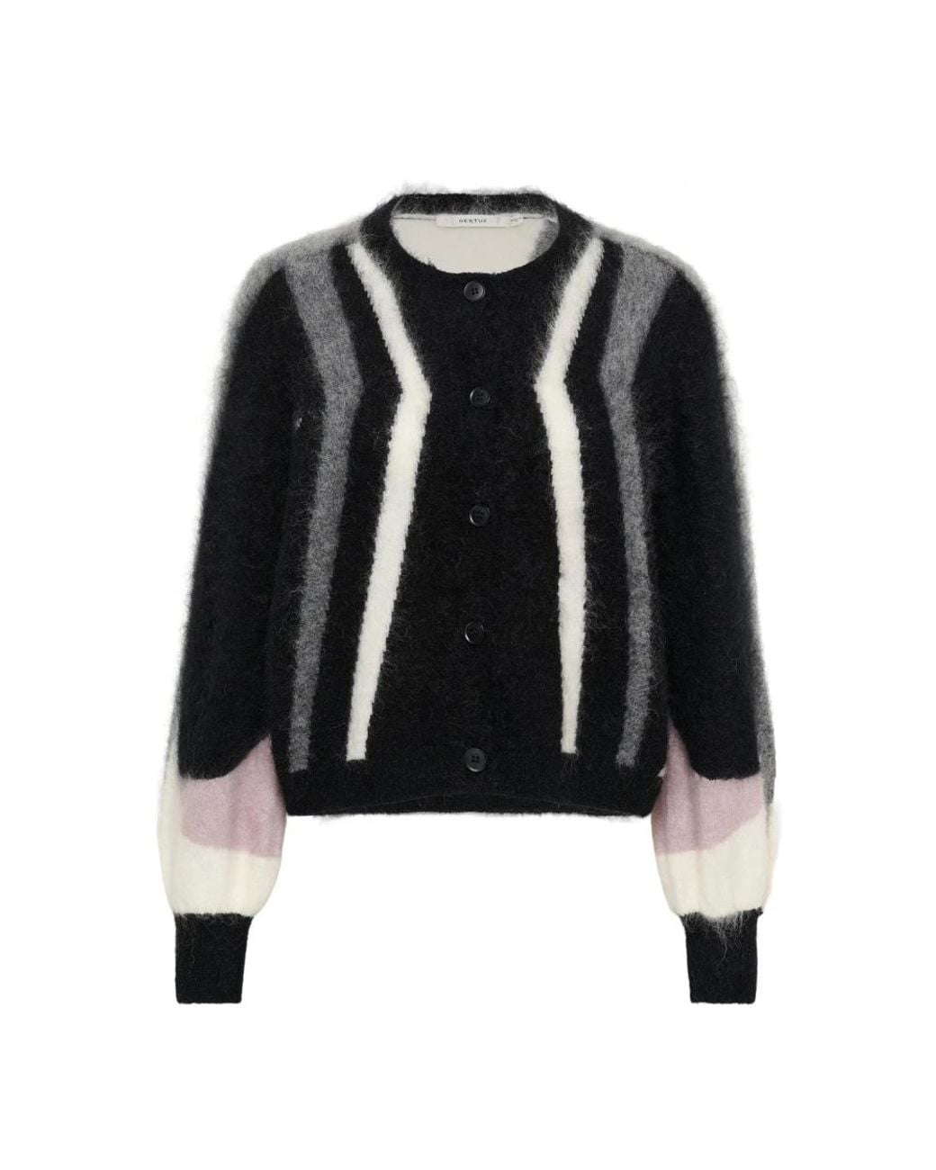 Gestuz Gebreid Vest in het Black