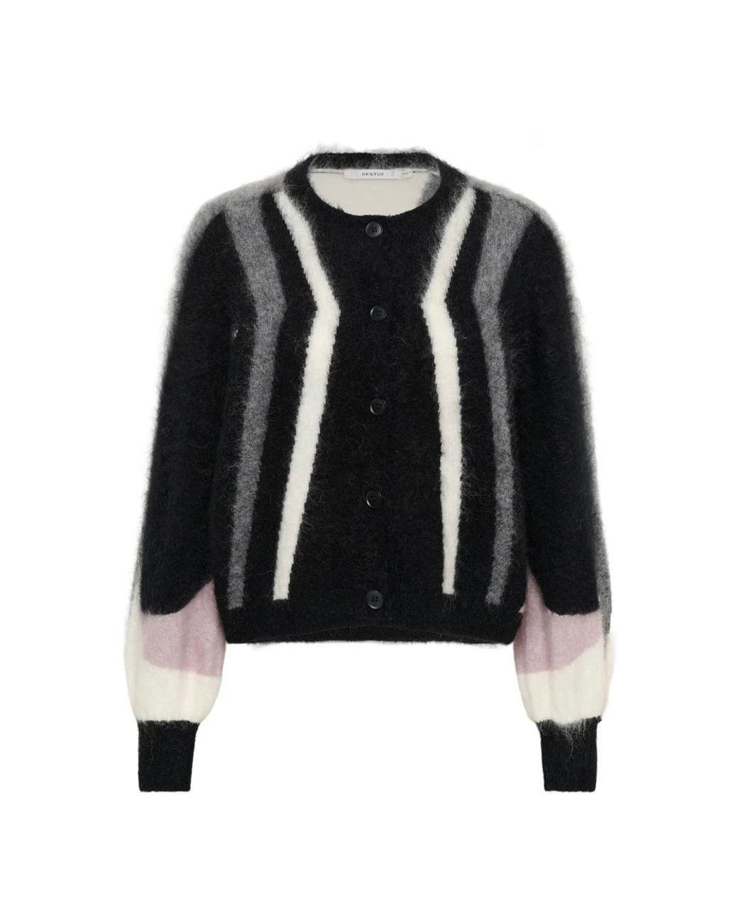 Gestuz Gebreid Vest in het Black