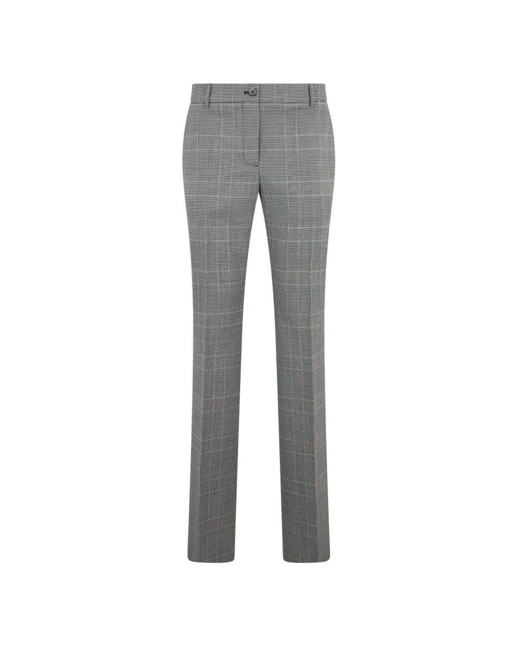 Moschino Gray Slim-Fit Trousers