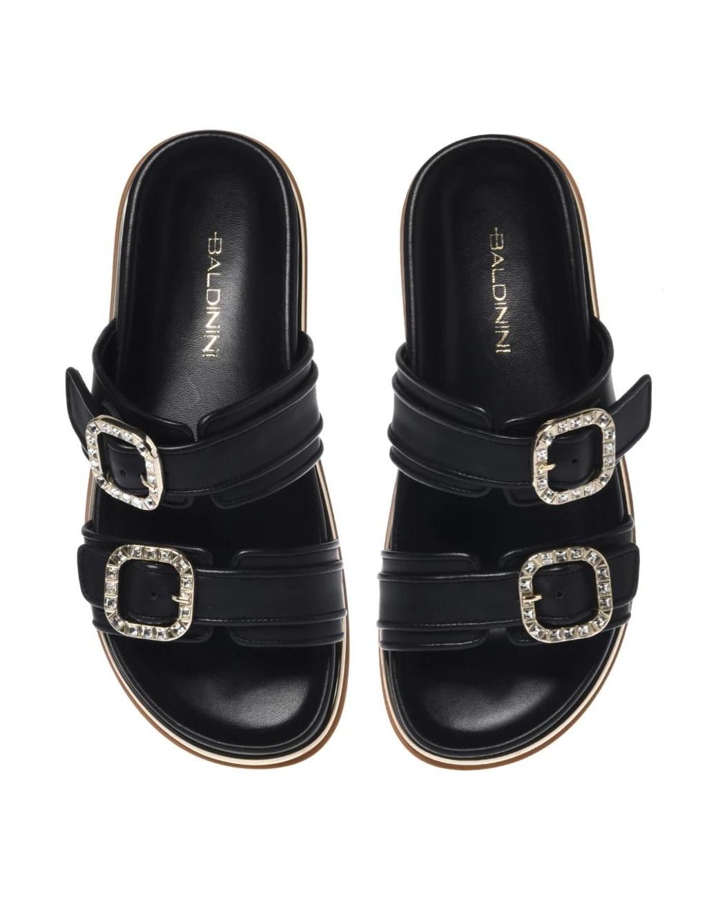 Baldinini Black Sliders