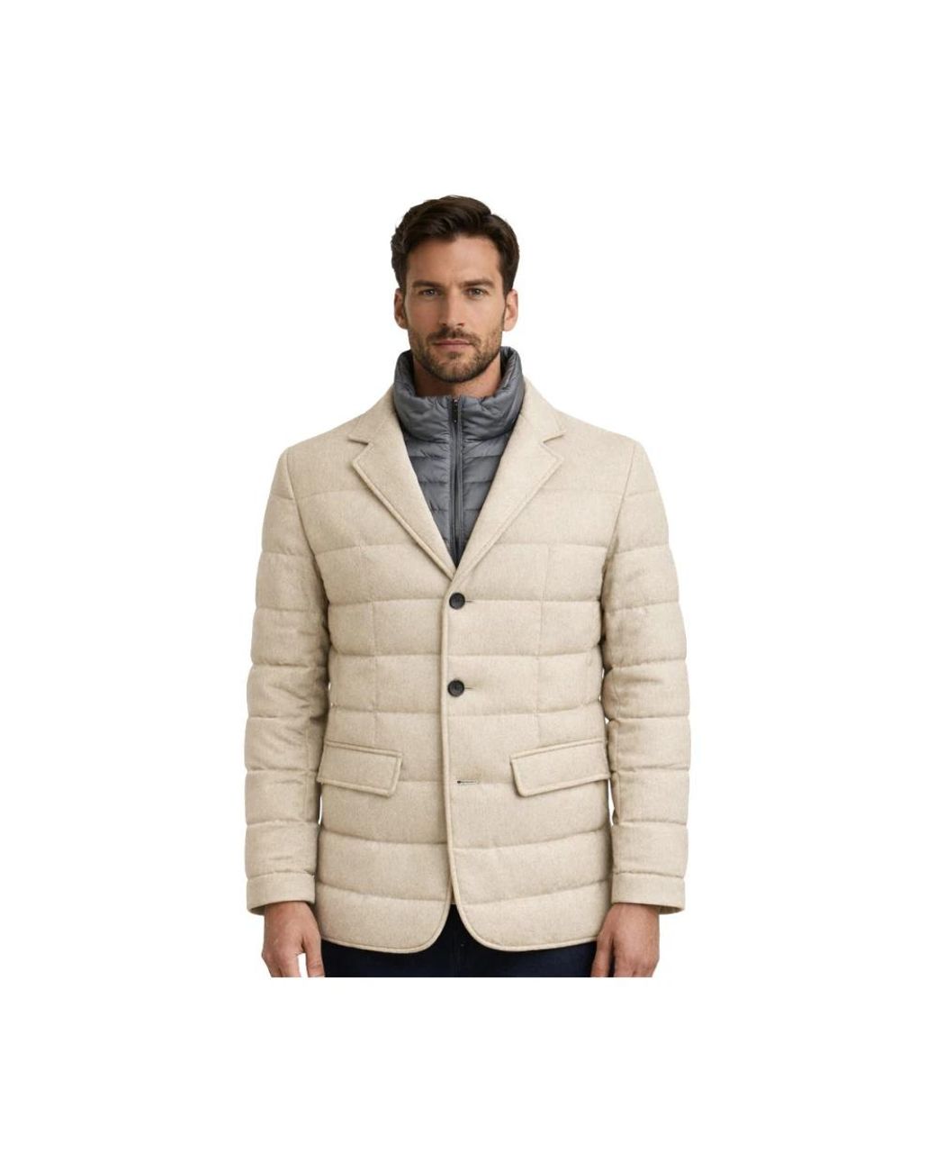 Blazers di Herno in Natural da Uomo