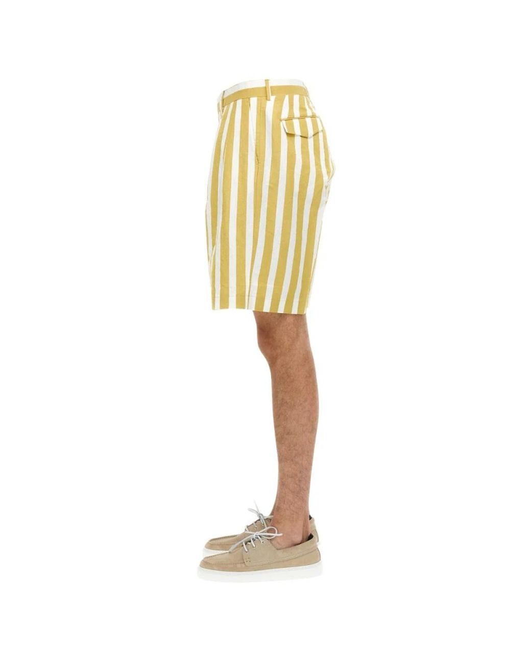 Paul Smith Yellow Long Shorts for men