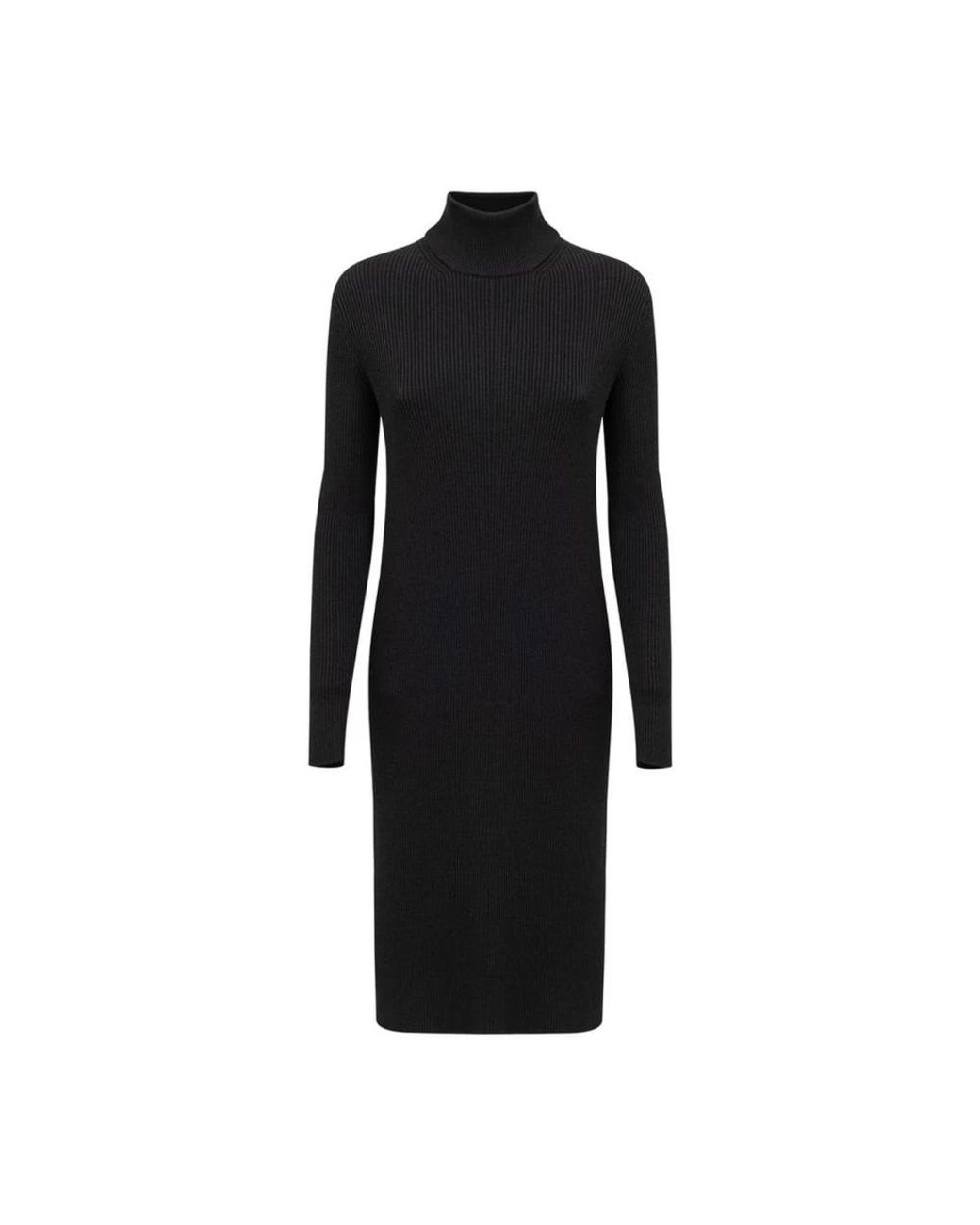 Bottega Veneta Black Knitted Dresses