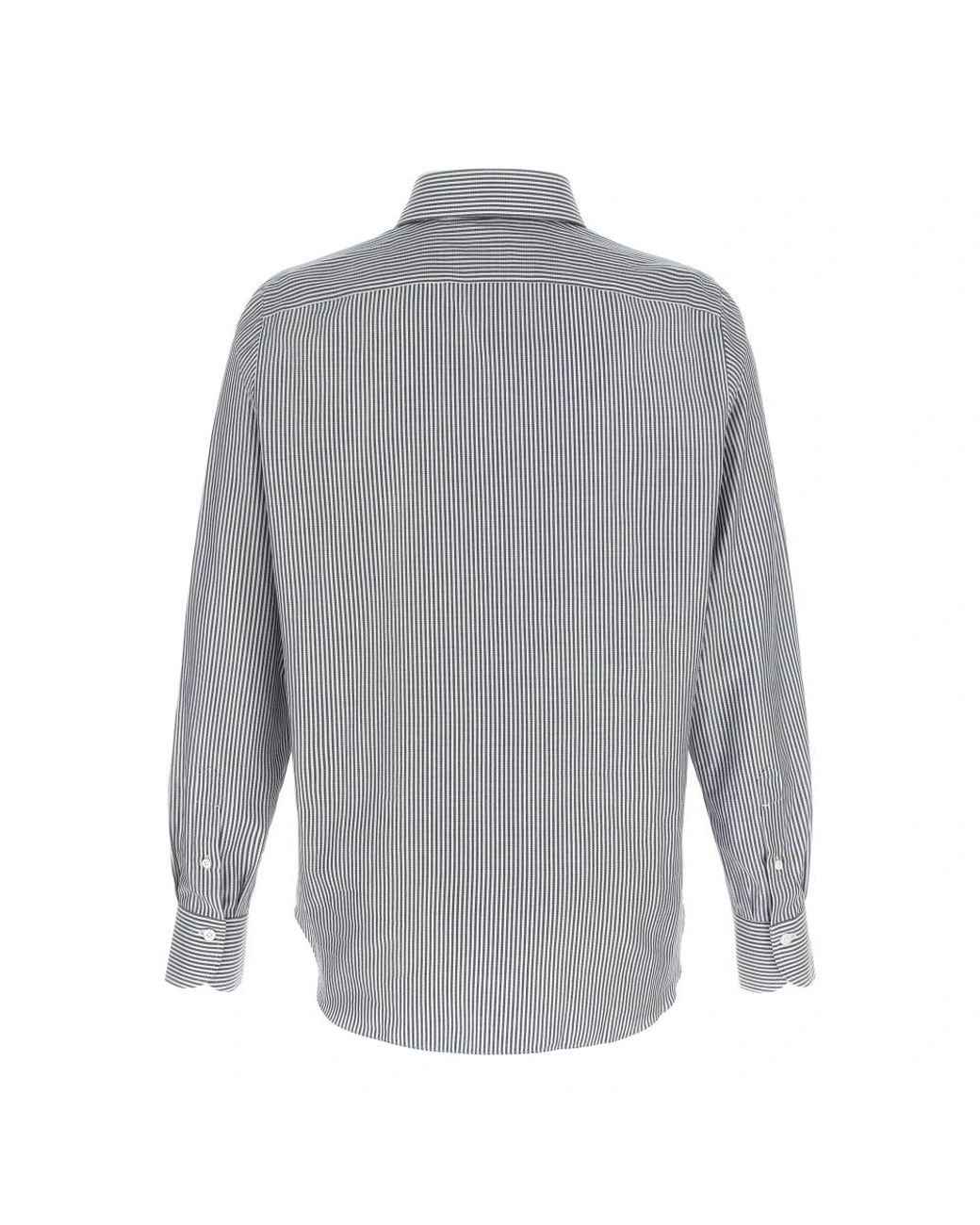 Finamore 1925 Gray Formal Shirts for men
