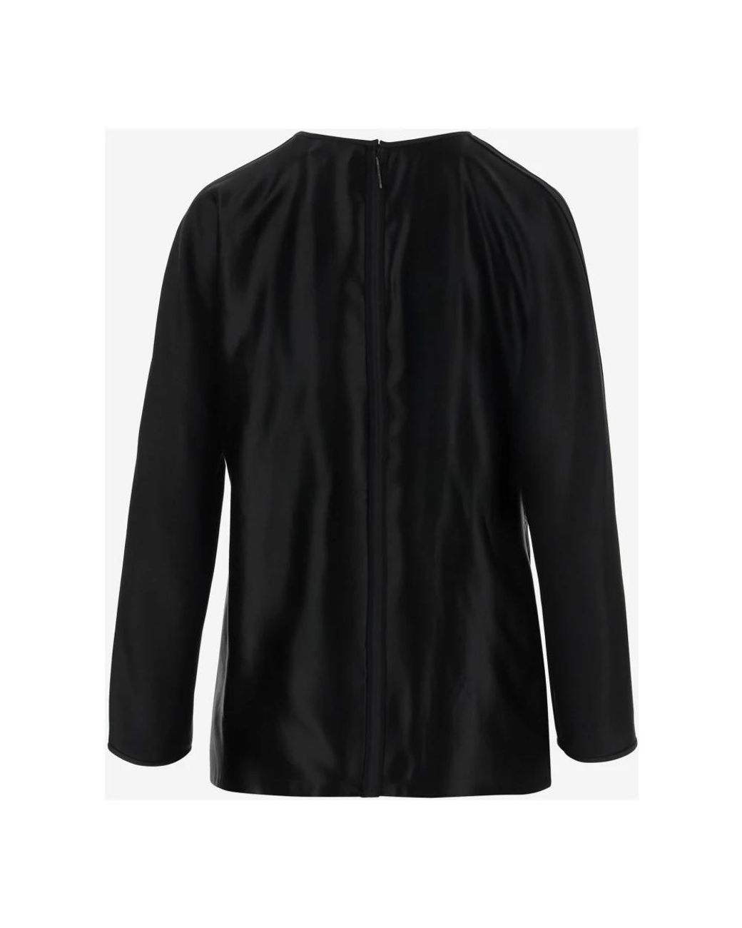 Giorgio Armani Black Long Sleeve Tops