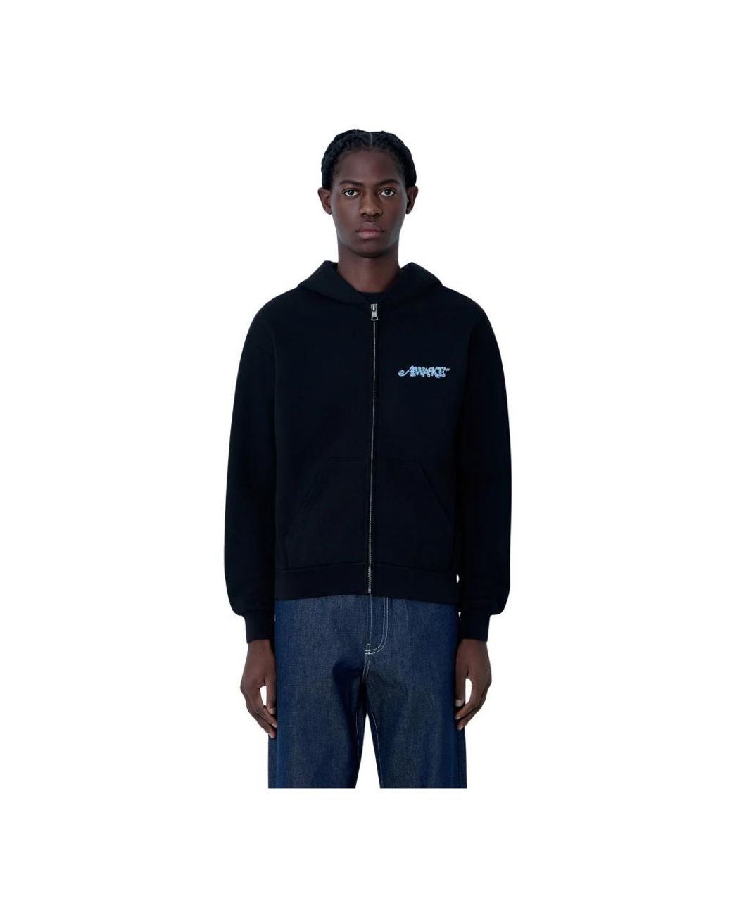 AWAKE NY Blue Zip-Throughs for men