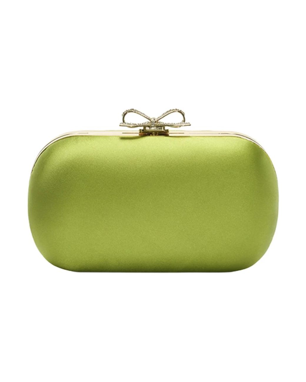 Self-Portrait Green Clutches