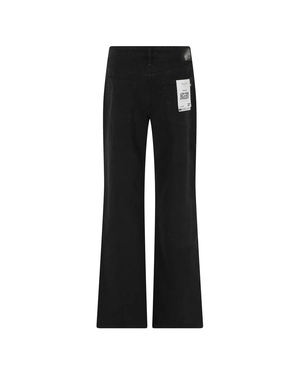 Rag & Bone Black Straight Fit Jeans