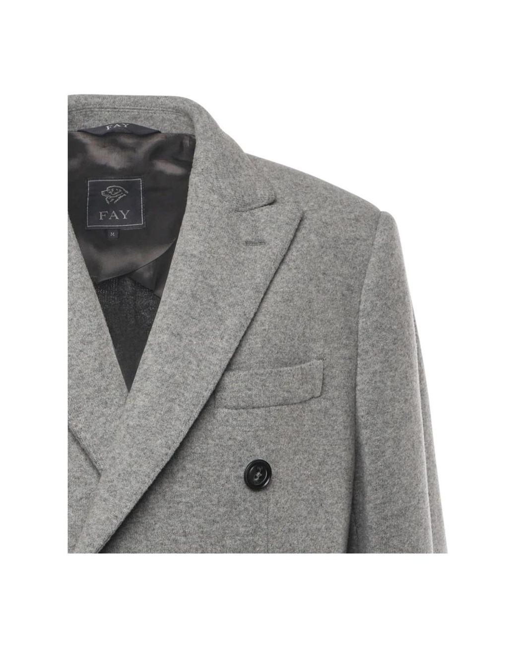 Fay Gray Double-Breasted Coats for men