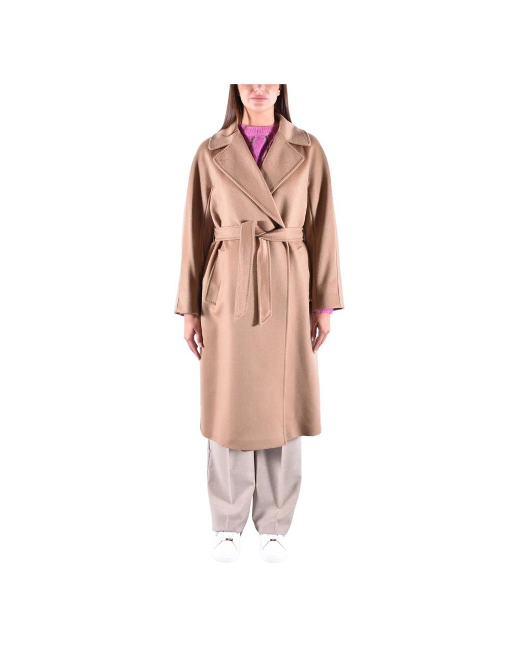 Weekend by Maxmara Brown Belted Coats