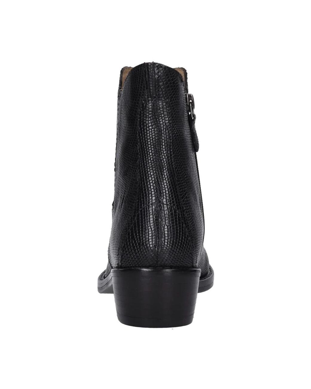 Emanuélle Vee Black Cowboy & Biker Boots