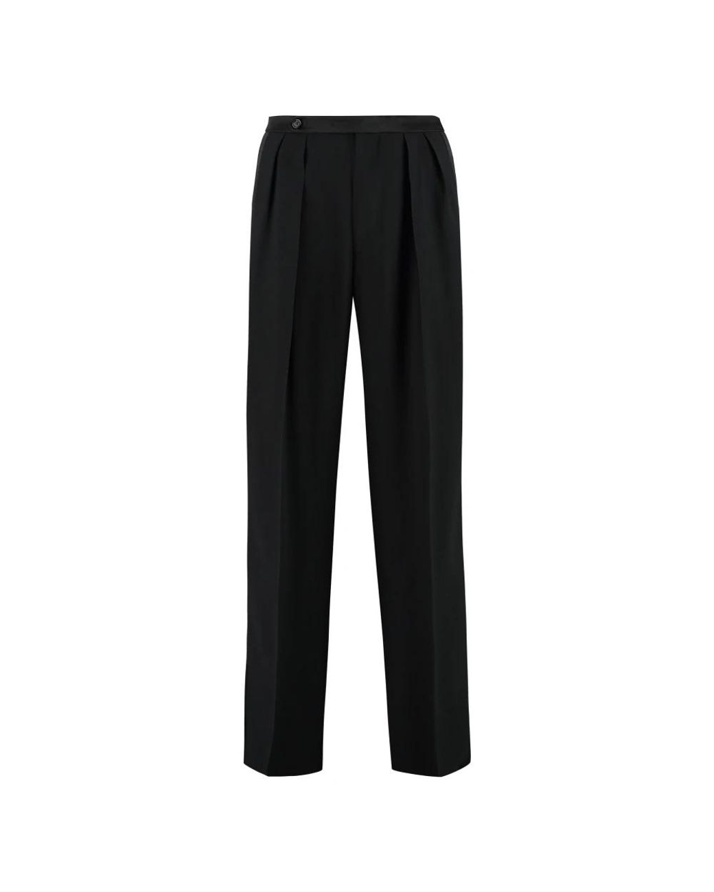 Aspesi Black Wide Trousers