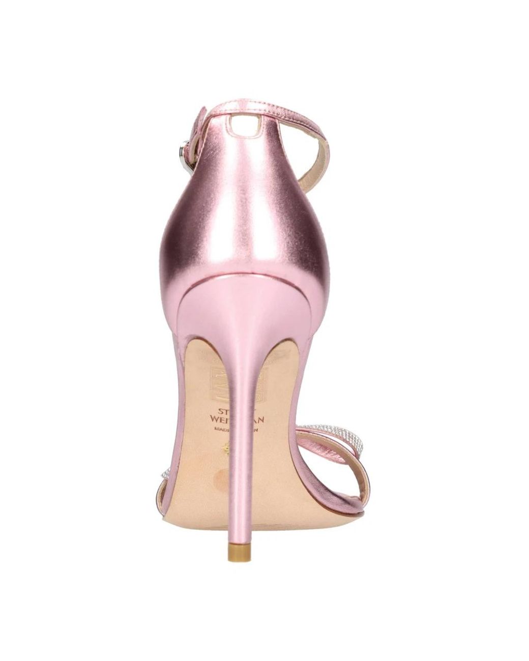 Stuart Weitzman Pink High Heel Sandals