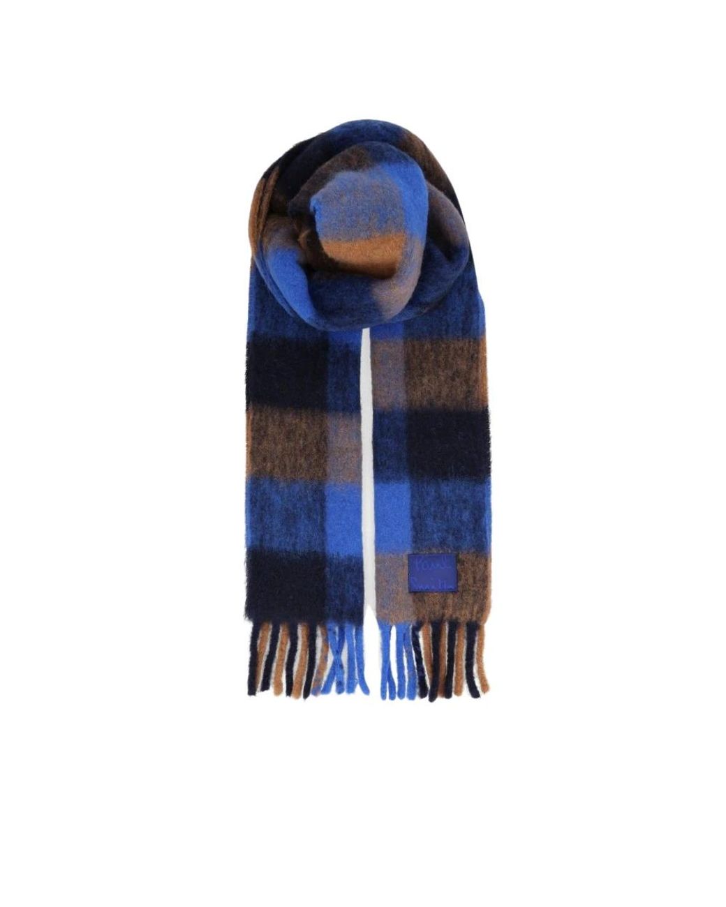 Paul Smith Blue Winter Scarves for men