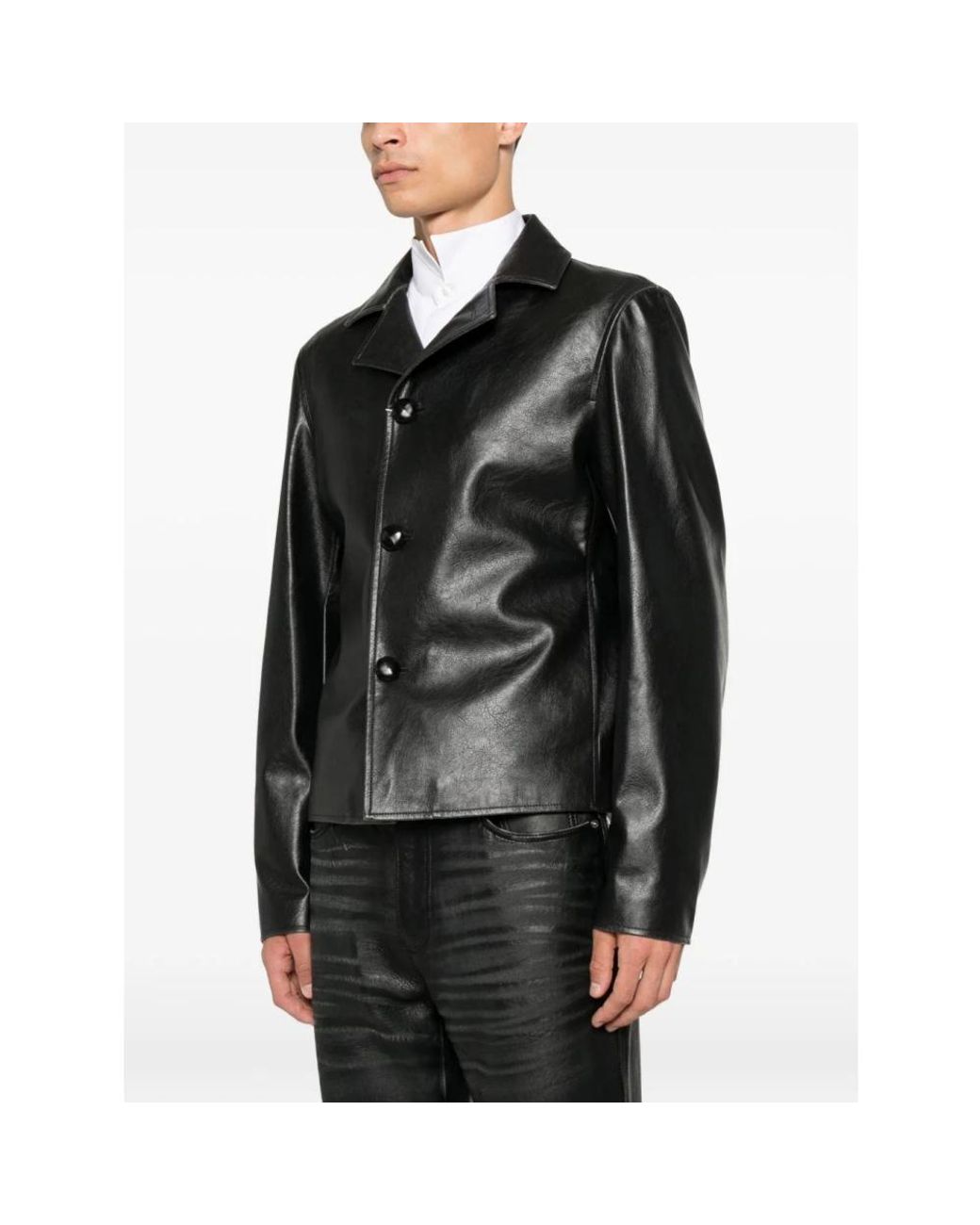 MM6 by Maison Margiela Black Light Jackets for men