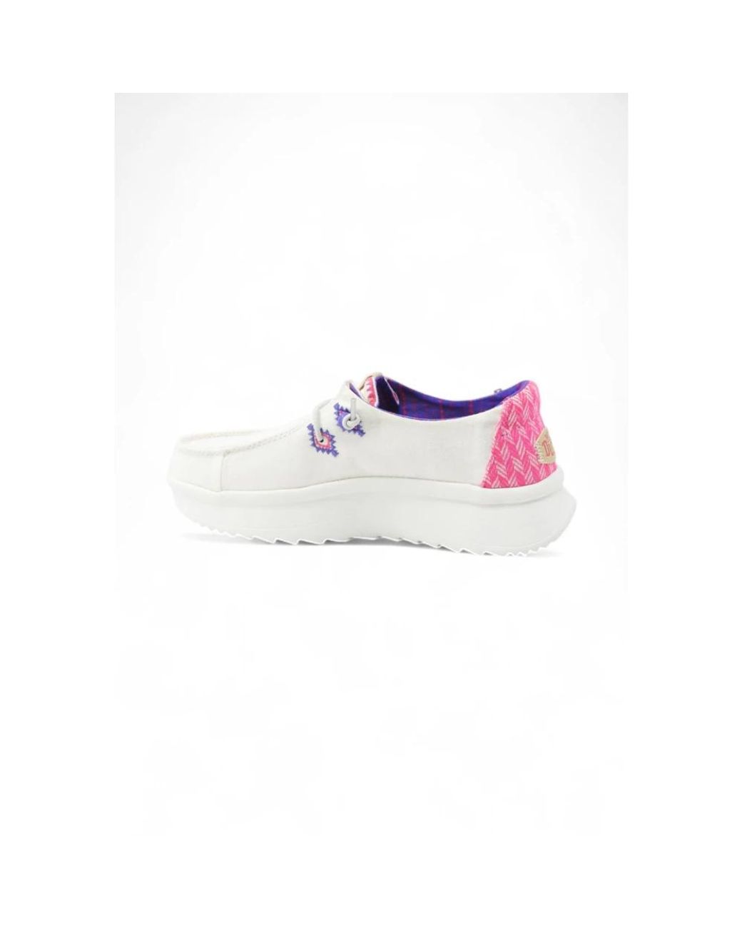 HeyDude White Laced Shoes